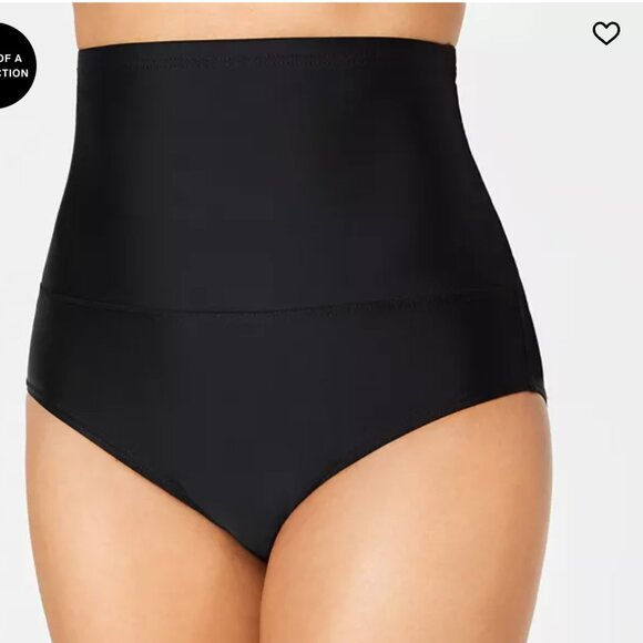 Island Escape Other - Island Escape High-Waist Tummy Control-Top Bikini Bottoms Sizes 6, 10, 12